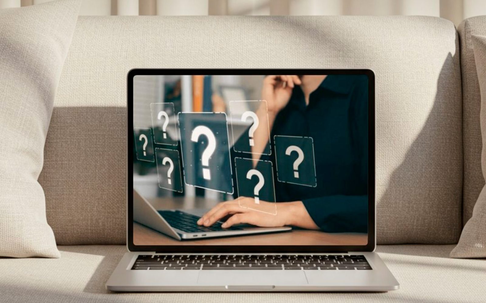 Beige Minimal Laptop faq